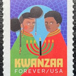 100 kwanzaa 2022 unused us forever first class flowers wedding invitation celebration anniversary envelope greeting card