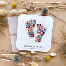 greeting card - welcome little one
