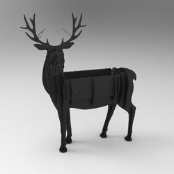 deer bbq grill for barbecue / cnc plan / laser cut / dxf file / animals shelf / laser cnc / vector plan