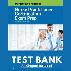 test bank for nurse practitioner certification exam prep 6th edition by margaret a. fitzgerald