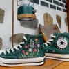 Custom Floral Embroidered Shoes, Handmade Embroidered Converse, Converse Custom, Converse Wreath Flower, Custom Flower Chuck Taylor 1970s - 7.jpg