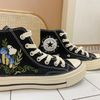 Custom Floral Embroidered Shoes, Handmade Embroidered Converse, Converse Custom, Converse Wreath Flower, Custom Flower Chuck Taylor 1970s - 2.jpg