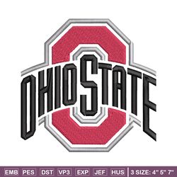 ohio state buckeyes embroidery design, ohio state buckeyes embroidery, logo sport, sport embroidery, ncaa embroidery.