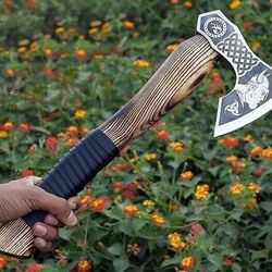 custom hand made high carbon steel hunting viking tactical tomahawk hatchets axe