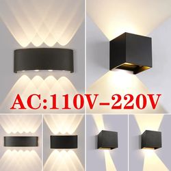 outdoor waterproof led wall light: ac110v-220v home decoration lamp for living room, bedroom, stairs - interior lighting