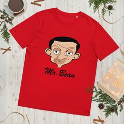mr. bean unisex organic cotton t-shirt