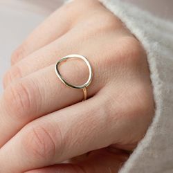 simple design circle ring