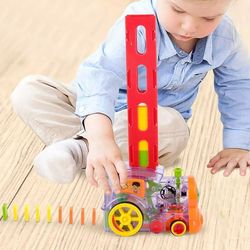 automatic domino train toy