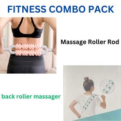 seven-balls back roller massager & massage roller rod(us customers)