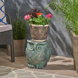 owl garden stool