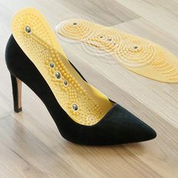 acupressure magnetic reflex insoles for back & foot pain