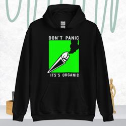 don't panic it's organic unisex hoodie