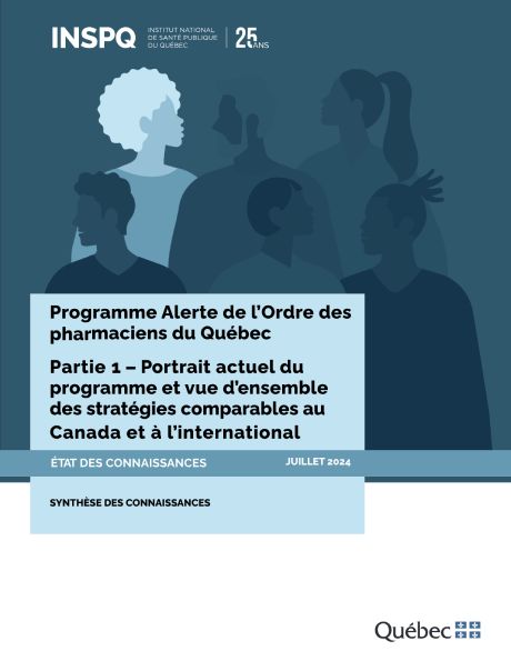 Programme Alerte de l’Ordre des pharmaciens du Québec Partie 1 – Portrait actuel du programme et vue d’ensemble des stratégies comparables au Canada et à l’international