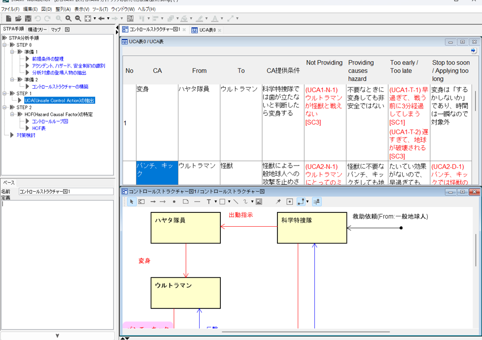 1画面内に複数のWindowを表示する手順