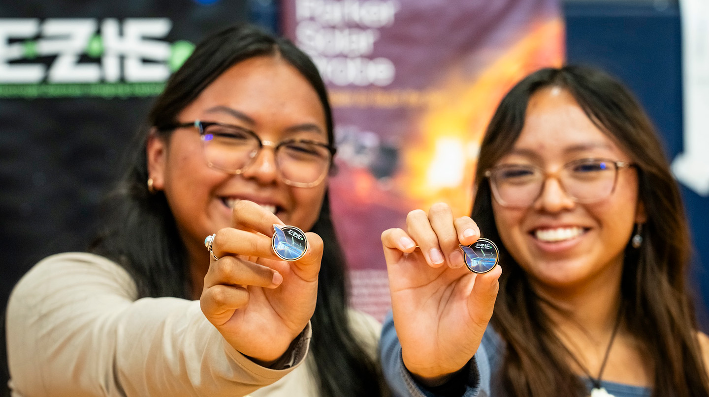 In June, members of the EZIE team hosted a three-day workshop in Arizona with Indigenous educators and students to discuss how to connect Indigenous teaching with scientific-based learning.  Credit: Johns Hopkins APL/Craig Weiman