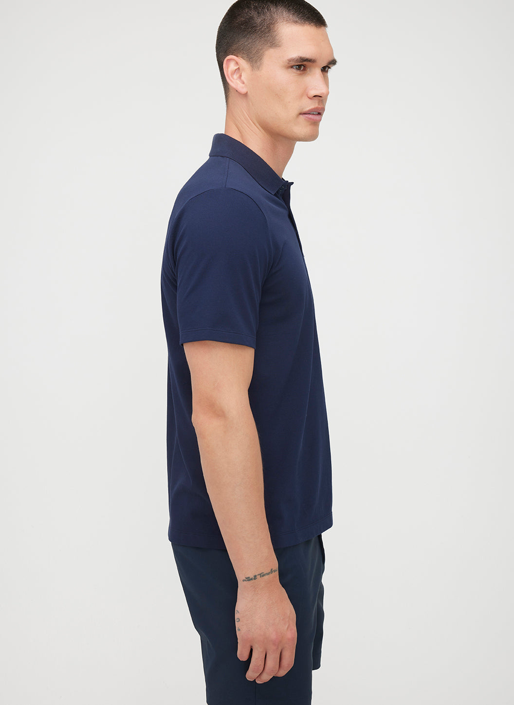 Tech Cotton Polo ?? | M || Dark Navy