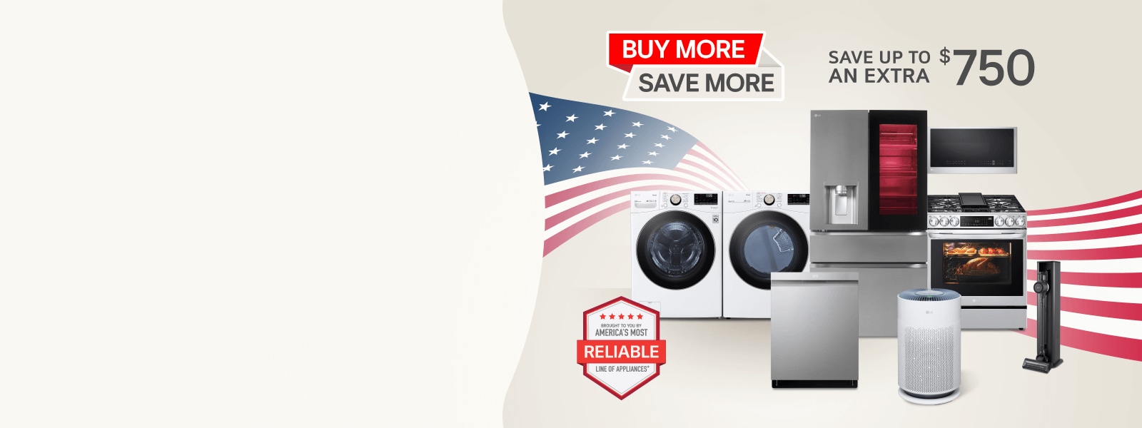 image for Save up to $750 when you bundle 5 eligible appliances