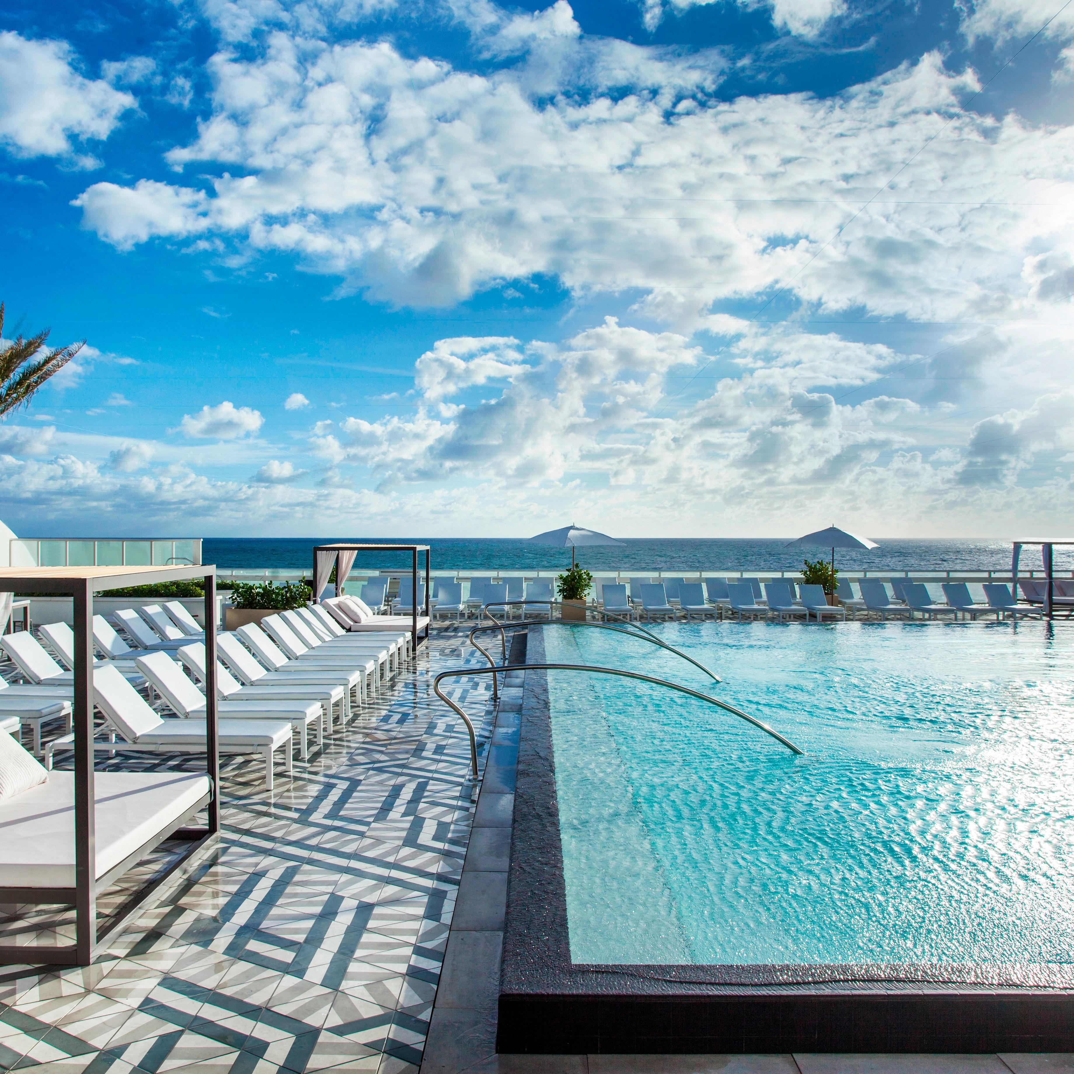 WET East Oceanfront Infinity-Style Pool