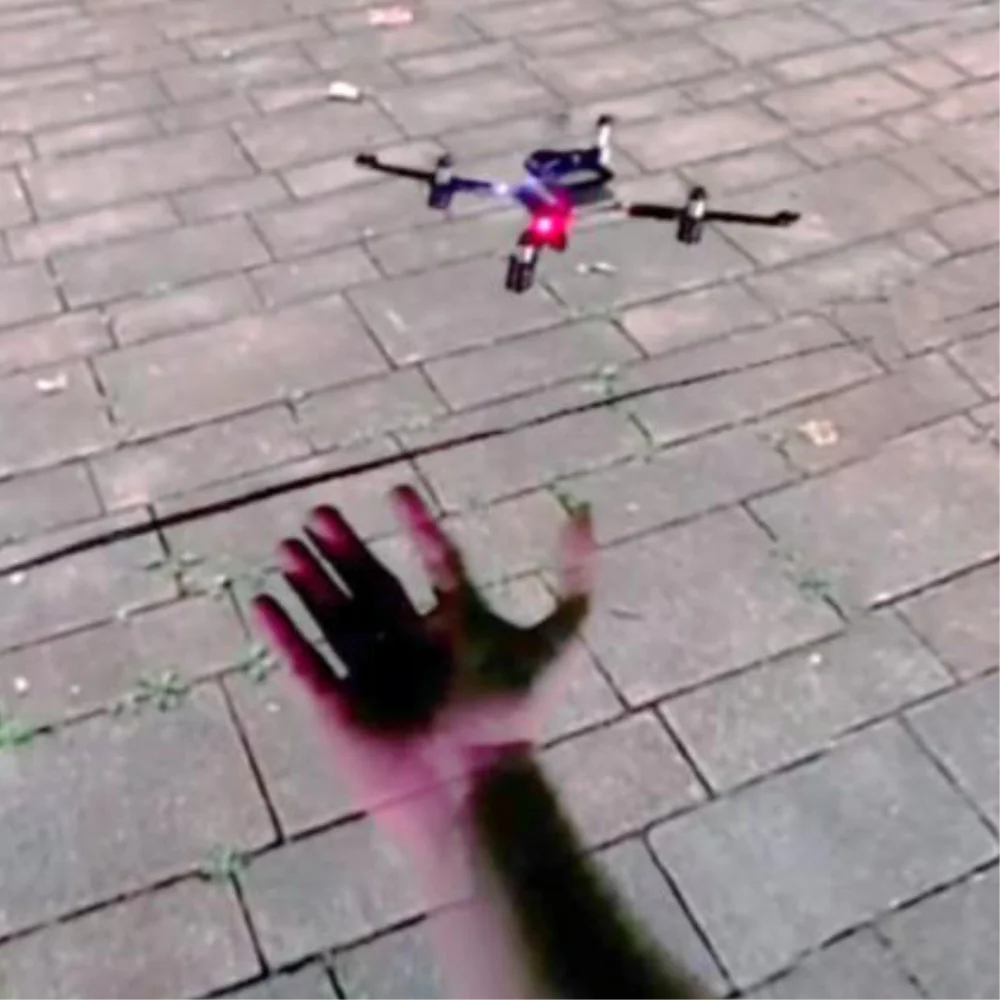 Understanding Drone Landing on the Human Body