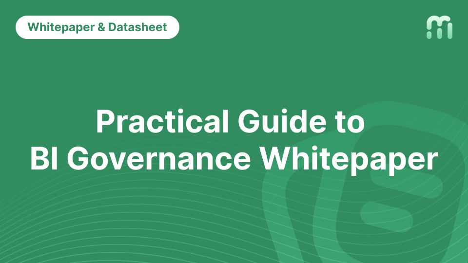 Practical Guide to BI Governance Whitepaper