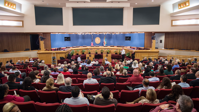 image of the Miami-Dade County Commission Chamber