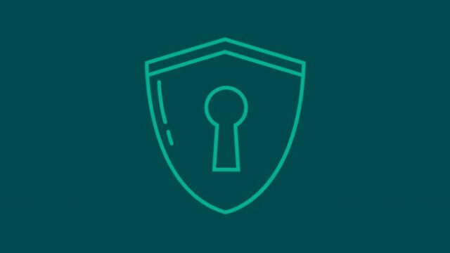 lock icon on green background