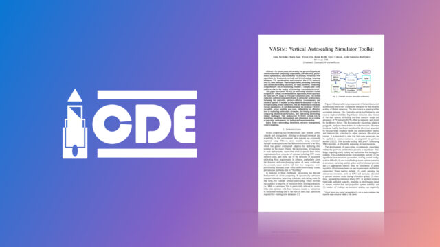 ICDE logo in white to the left of the first page of the 
