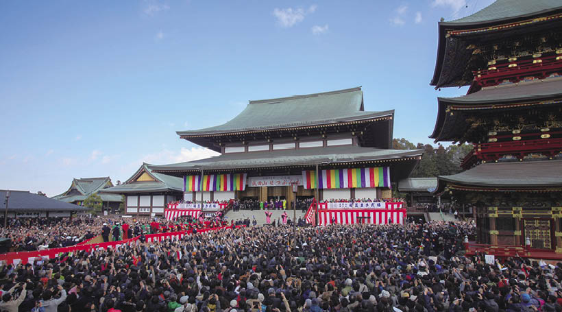 成田山新勝寺 節分会・開運豆まきと「菊屋」でいただく縁起物のうなぎ