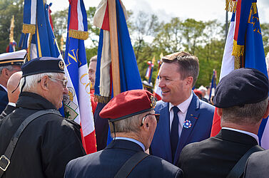 Commémorations du 80è anniversaire du débarquement en Morbihan