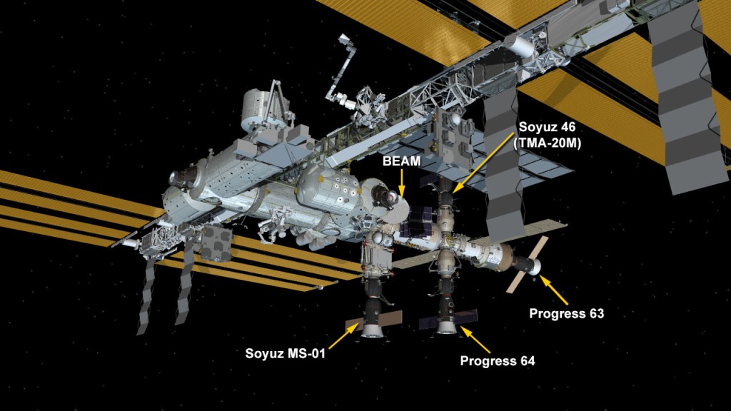 
			Progress 64 Makes Four Spaceships at Station Before Dragon Arrives - NASA			