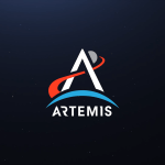 Artemis logo on a starfield