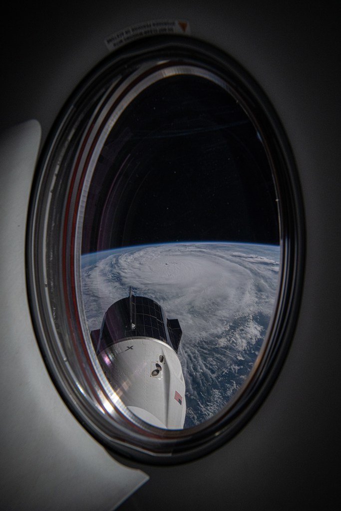 NASA astronaut Matthew Dominick captured this photo of Hurricane Milton from the International Space Station.