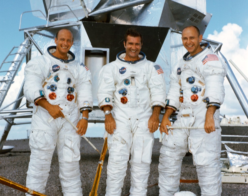 The crew of Apollo 12