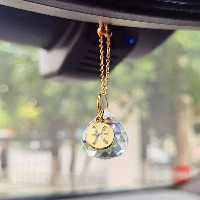 Zodiac Car Charm - Suncatcher: Virgo - Not Every Libra