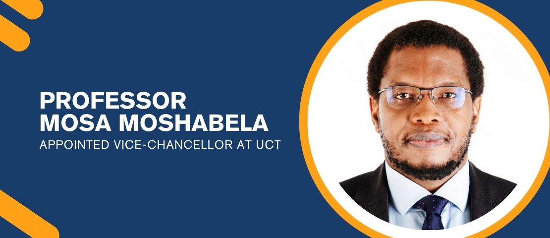 Professor Mosa Moshabela Appointed Vice-Chancellor at UCT