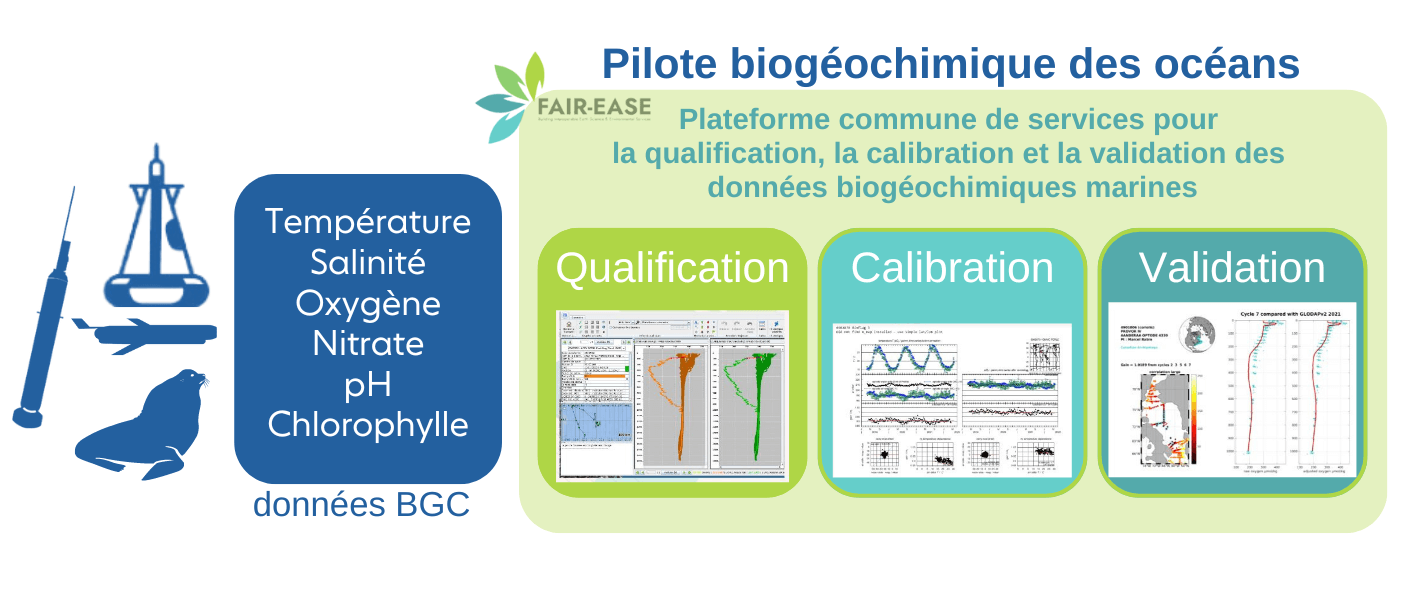 Pilote d'observation biogéochimique des océans du projet européen FAIR-EASE