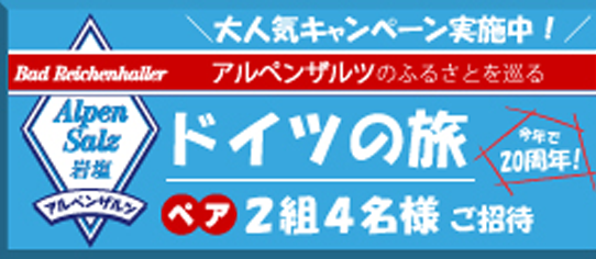 ドイツの旅ペア2組4名様ご招待