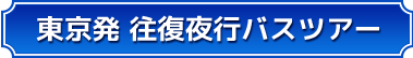 東京発 往復夜行バスツアー 