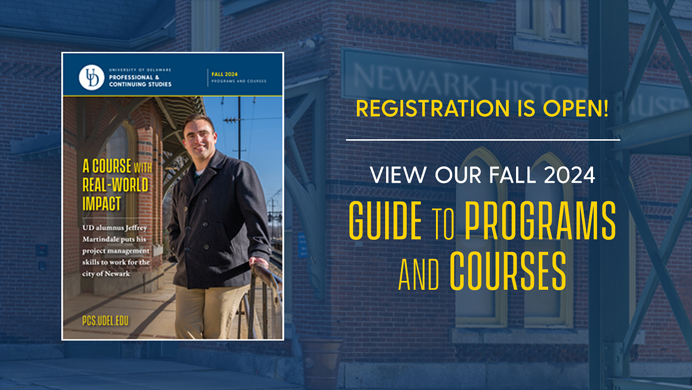 Registration is open! View our fall 2024 Guide to Programs and Courses.