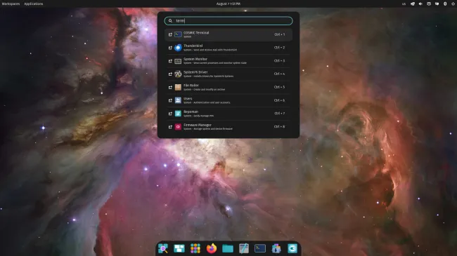 COSMIC desktop