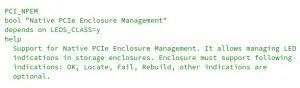Native PCIe Enclosure Management Submitted For Linux 6.12