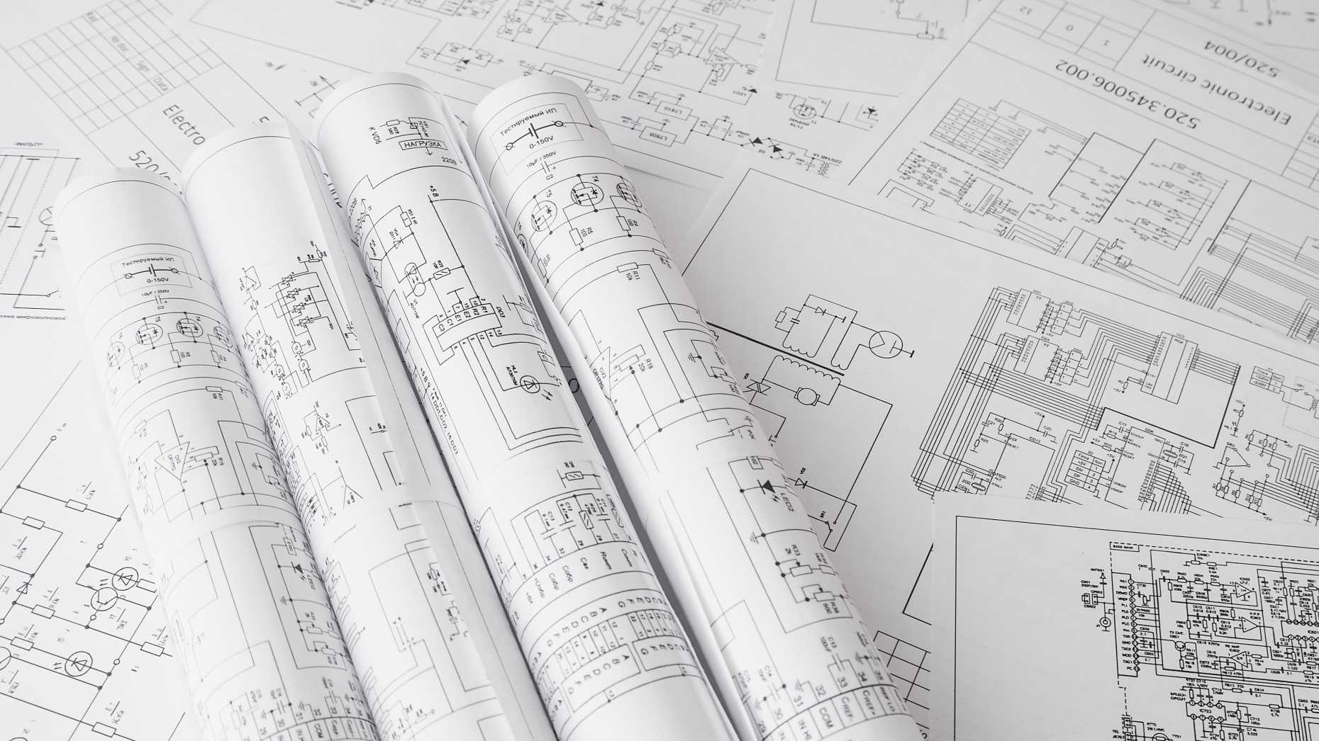 Various patents on a table