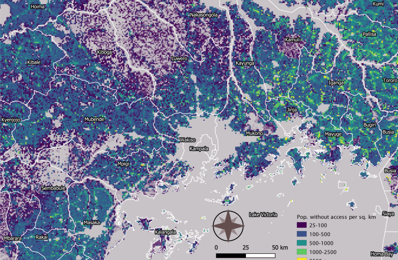 A high-resolution gridded dataset to assess electrification in sub-Saharan Africa