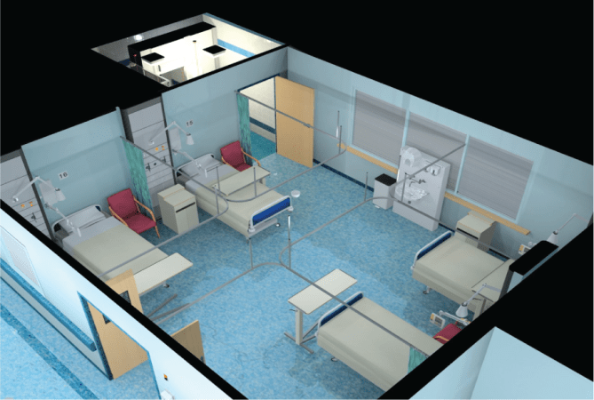 Here’s How Disease Spreads In A Hospital Ward