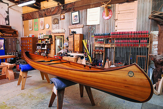 A Wooden Canoe Built By Nick Offerman