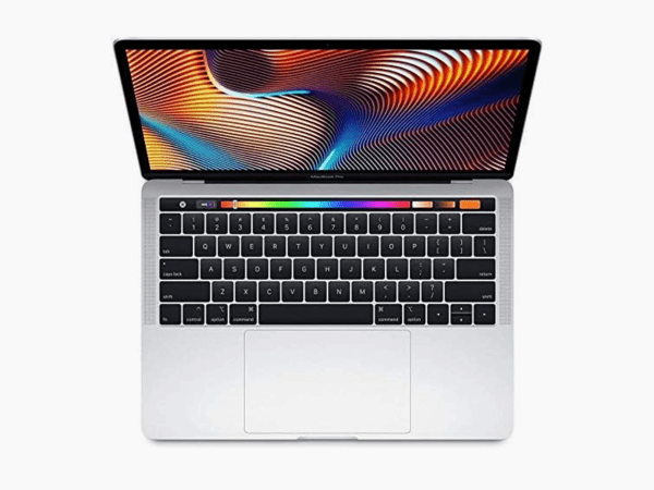 A refurbished MacBook Pro on a plain background.