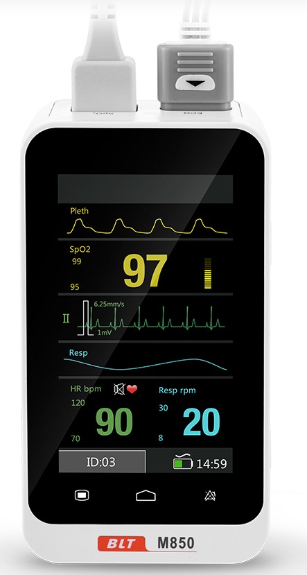 Hand-Pulsoximeter M850 mit 3-Kanal EKG