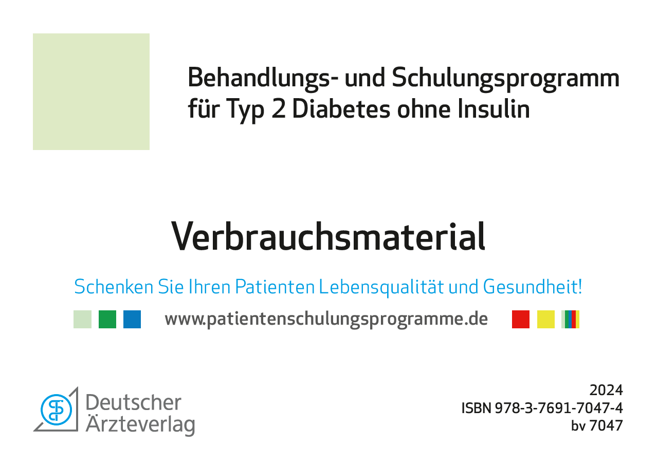 Therapie ohne Insulin - Verbrauchsmaterial