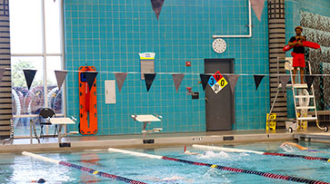 Certified aquatics facility operator with Red Cross lifeguard.