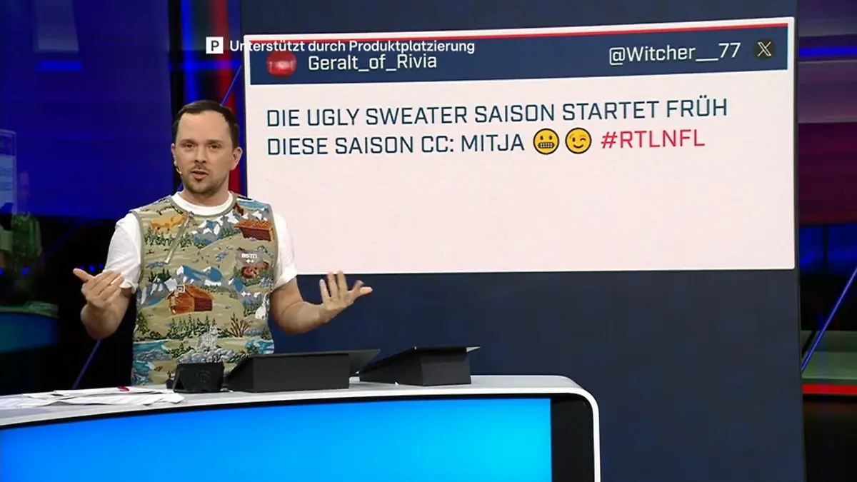 NFL-Moderator überrascht mit verrücktem Outfit